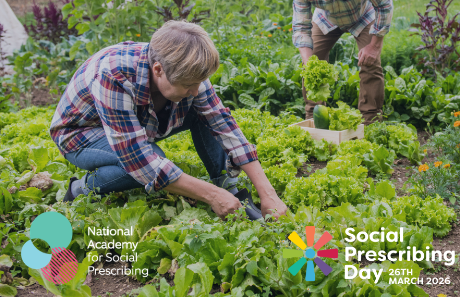 Image of a woman gardening