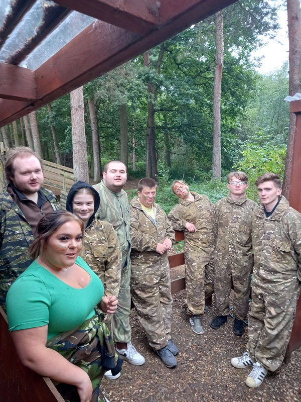 Young Adult Carers Laser Combat